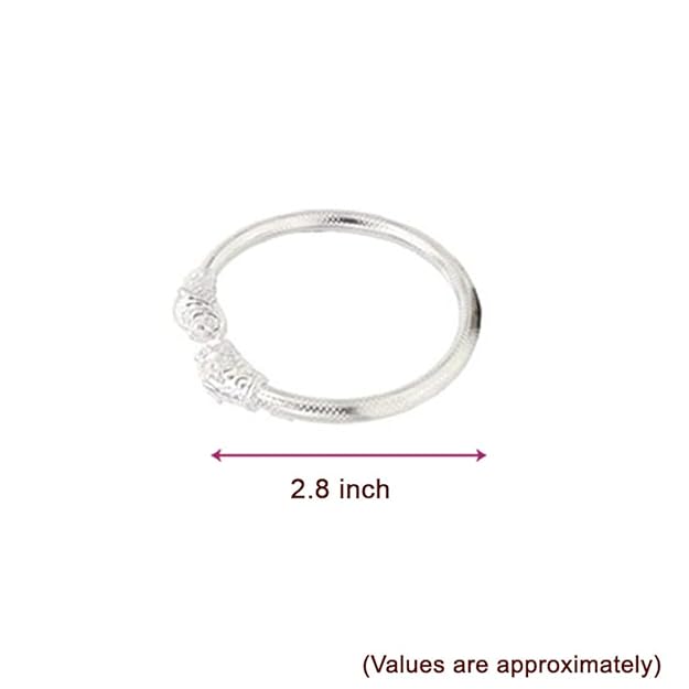 Adjustable Sterling silver Singam/Lion Kada