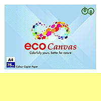 JK Eco Canvas  Paper A4 75 Yellow