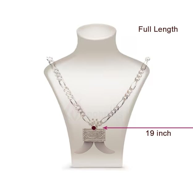 Silver Chain With Puli Nagam Dollar