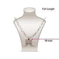 Silver Chain With Puli Nagam Dollar