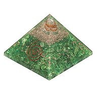 Green Orgonite Pyramid (Green Orgone Pyramid) - Energy Generator Pyramid