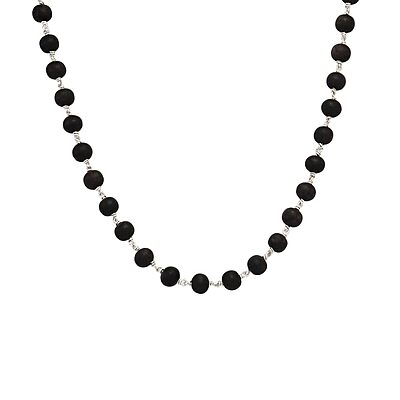 Original Karungali Mala with Silver Tied Original Karungali Mala with Silver Tied