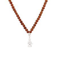 Rudraksha Mala/Chain with Ayyappa Pendent/Dollar