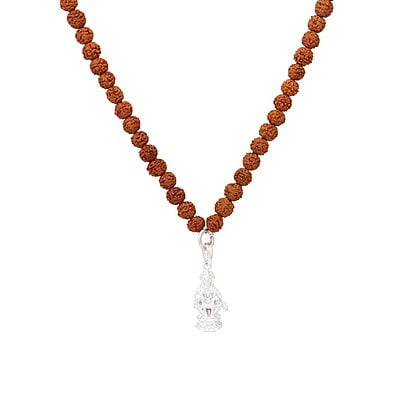 Rudraksha Mala/Chain with Ayyappa Pendent/Dollar Rudraksha Mala/Chain with Ayyappa Pendent/Dollar
