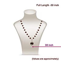 Silver tied Rudraksha Mala With Ruthratcham Pendant|With Certificate