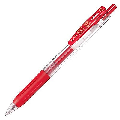 ZEBRA SARASA CLIP 0.7 RED