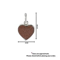 Rajavarthi Stone Sterling Silver Pendant/Dollar