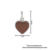 Rajavarthi Stone Sterling Silver Pendant/Dollar