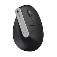 Portronics Toad Ergo Vertical Advanced Wireless Ergonomic Mouse 2.4Ghz, 6D Button, Wrist Support, Adjustable DPI Upto 1200, Supports Hand Posture