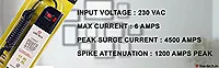 Live Tech PS 07 – 4 Socket Surge Board provides strong protection against power surges, ensuring safe and reliable connectivity for devices.