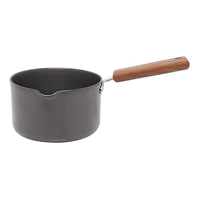 Wonderchef Ebony Hard Anodized Nonstick Sauce Pan 16cm Non Stick Sauce Pan 2L 3.25 mm