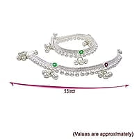 Sterling Silver Baby Set Pottu Kit,Hip Chain, Anklet, Feeder, Bowl,Spoon