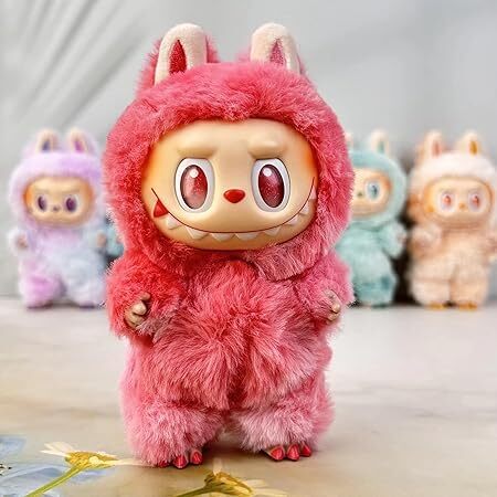 Gift Collection Premium Quality Labubu Doll | Labubu Soft toy | Cute Dolls| Labubu Plush Toys - 17 cm  (Multicolor)