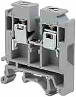 TERMINAL BLOCK POLYMIDE upto 25 sqmm - FTS25P GREY WITH END PLATE