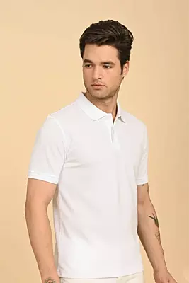 Men's Polo T-Shirt - White