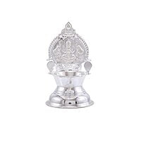 Silver Kamakshi Deepa, Traditional Diya,70g