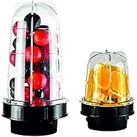 Bullet Mixer Juicer Jar (300ml & 500 ml) Black Universal 4-Teeth