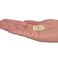 God Ornament Gold Plated Vibuthi Pattai/Thiripundra thilaka