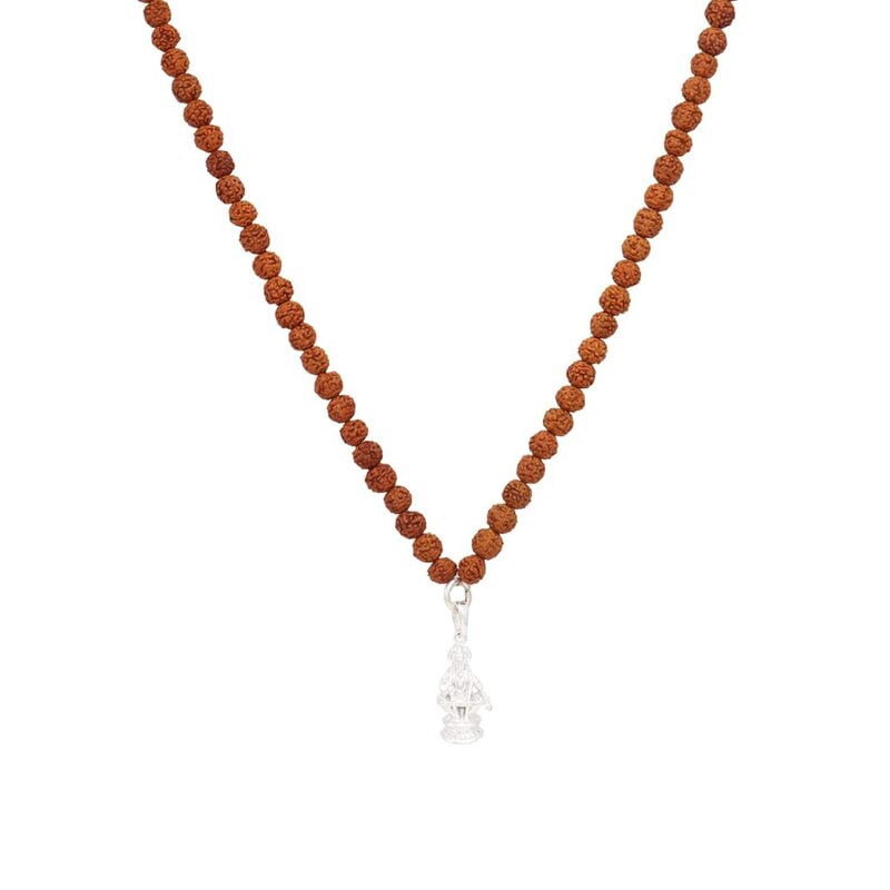 Rudraksha Mala/Chain with Ayyappa Pendent/Dollar Rudraksha Mala/Chain with Ayyappa Pendent/Dollar