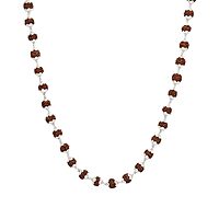 925 Sterling Silver Rudraksha Mala Panch Mukhi 5 Mukhi Five Face 54 Beads