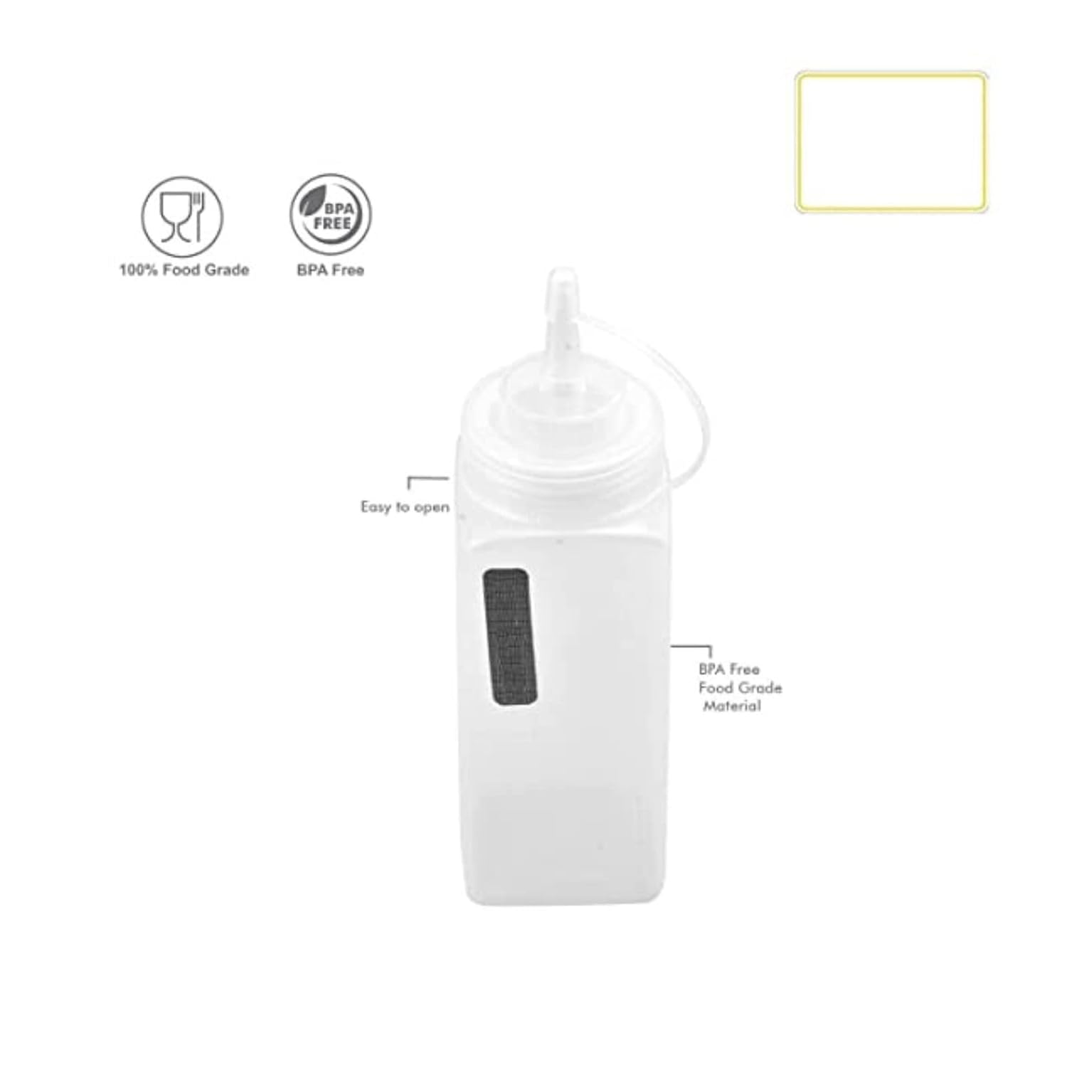 Clear Squeeze Bottle 500 ML