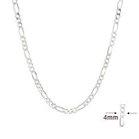 Sterling Silver Men's Figaro Chain