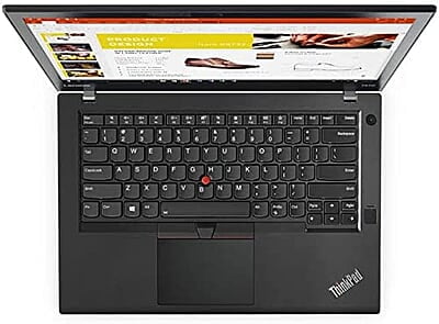 Lenovo ThinkPad T470 intel 6th Gen Core i5 Laptop, 8 GB RAM, 256GB SSD, 14 inch (36.83 cms), Windows 10 (Upgraded), MS Office, Black (Renewed)