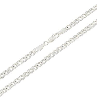 Sterling Silver Men's Curb Chain