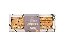 SMOOR Premium Gourmet Multigrain Lavash Bread 4x 100gm (Pack of 4)
