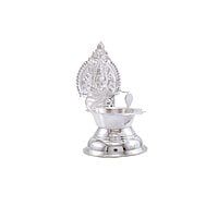 Silver Kamakshi Deepa, Traditional Diya,70g