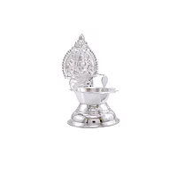 Silver Kamakshi Deepa, Traditional Diya,100g