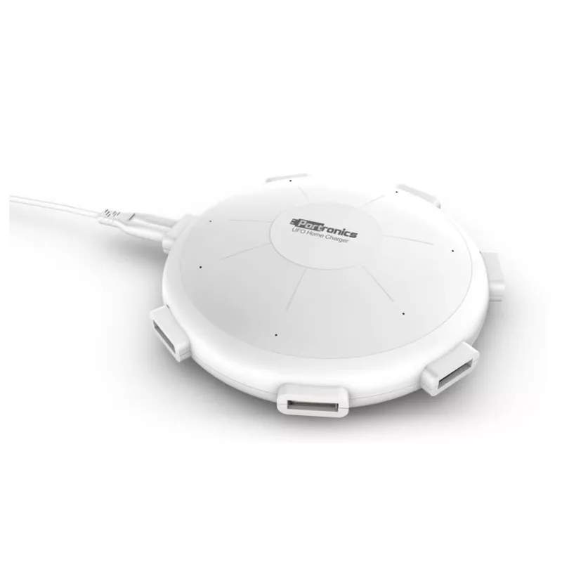 Portronics POR 343 UFO 6 Port Home Charger 8A Charging Station White