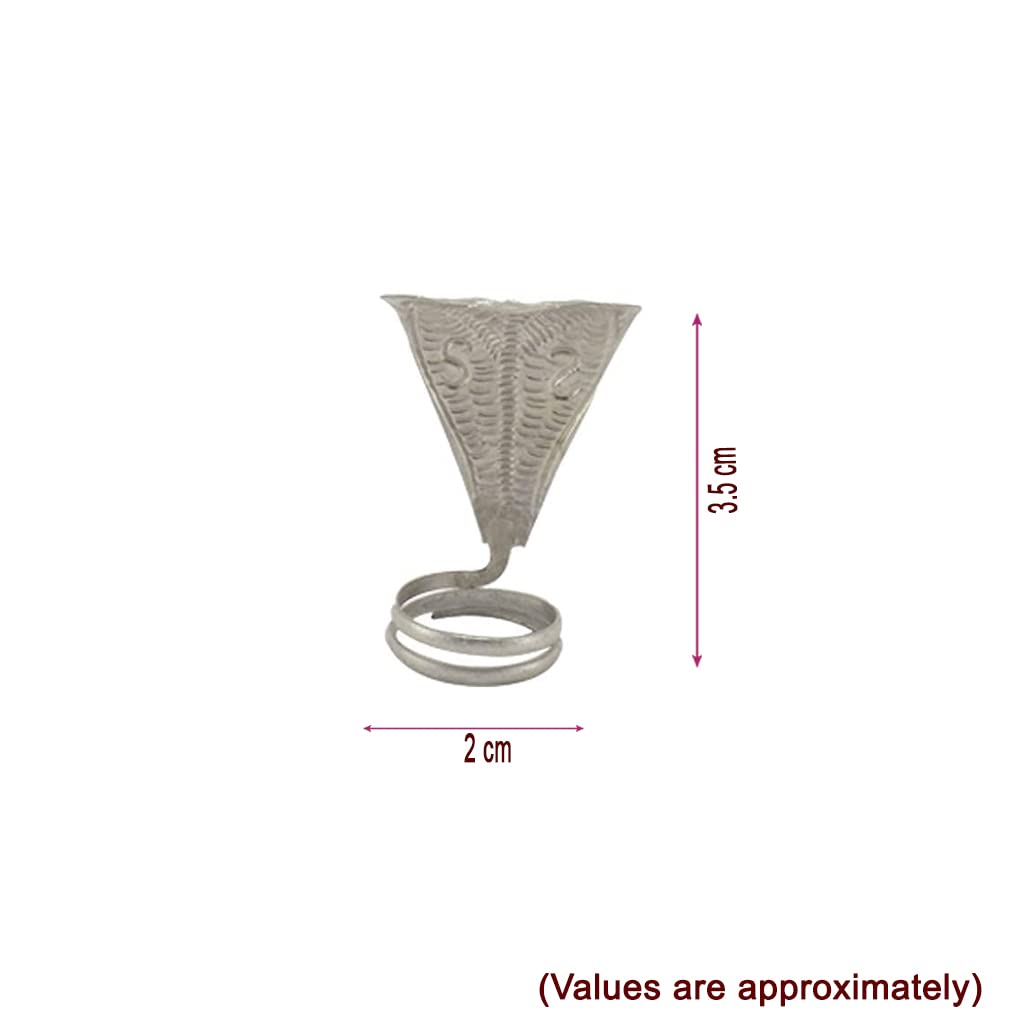 Spatik Linga with Silver Naga Idol
