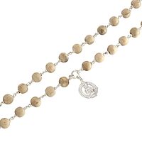 Silver Thulasi Ayyappan Mala–Sacred Tulasi Beads for Ayyappa