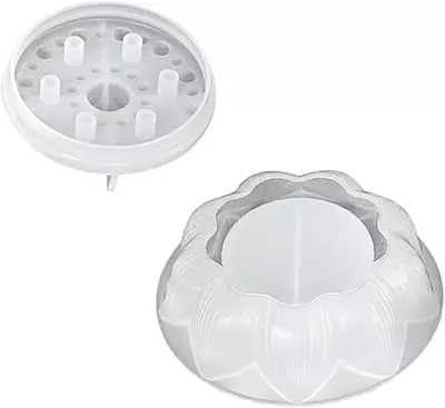 Silicon Mold Candle Concrete Holder Lotus Shape Jar Silicon Mold Candle Concrete Holder Lotus Shape Jar