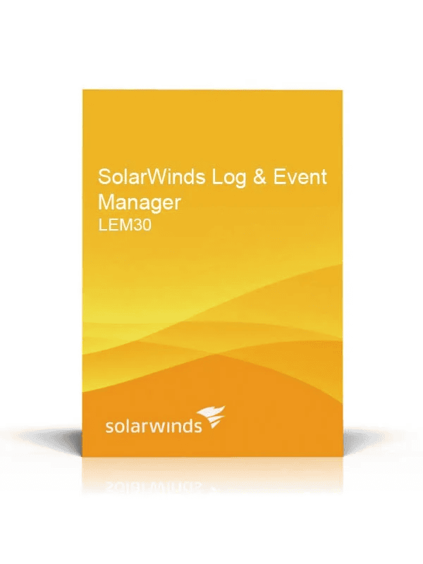 Solarwinds Log and Event Manager LEM30 + 1 year Maint (ESD) Solarwinds Log and Event Manager LEM30 + 1 year Maint (ESD)