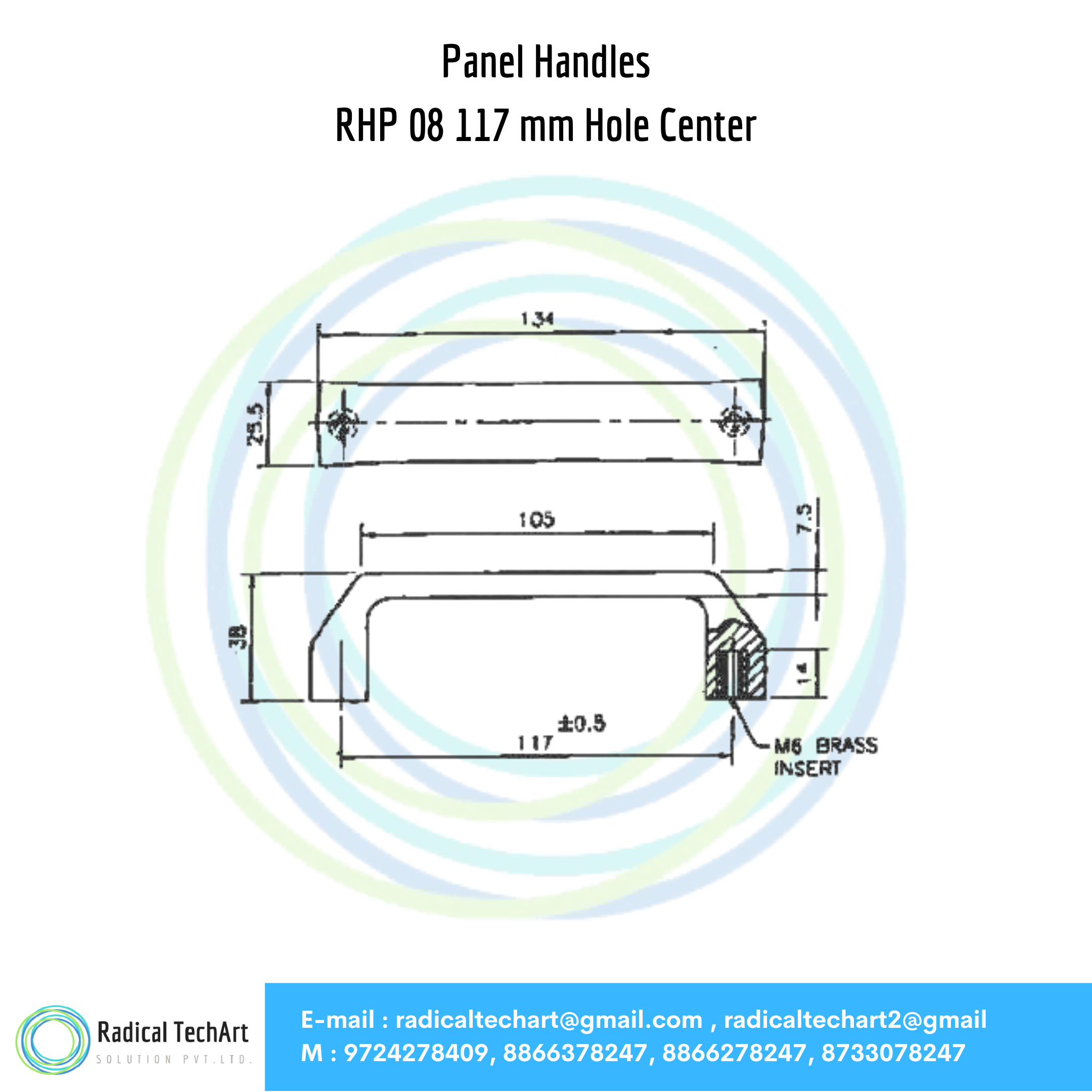 RHP 07,08,09,10,11  Panel Handles