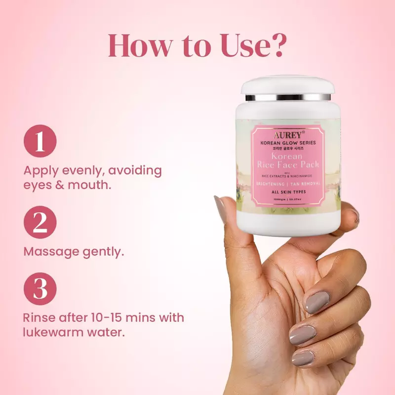 Aurey Korean Rice Face Pack 1Kg