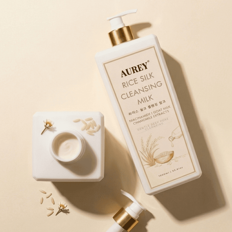 Aurey Korean Rice Silk Cleansing Milk 1 Kg