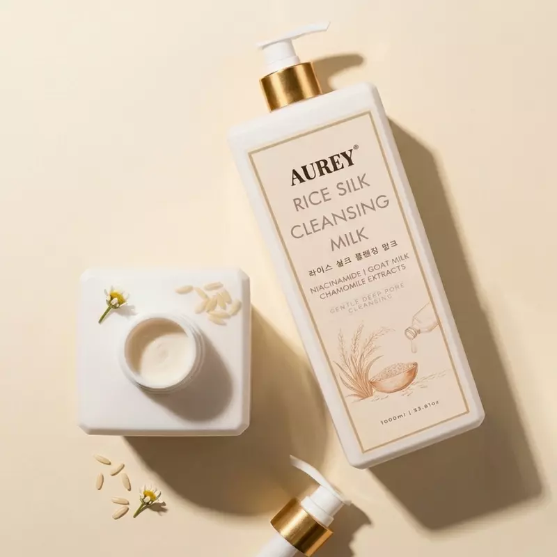 Aurey Korean Rice Silk Cleansing Milk 1 Kg