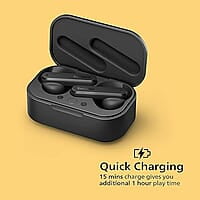 Philips Audio TWS TAT4506 Bluetooth Earbuds | Active Noise Cancellation, 24 Hr Playtime, IPX4, Touch Controls, Type-C Charging - Black Philips Audio TWS TAT4506 Bluetooth Earbuds | Active Noise Cancellation, 24 Hr Playtime, IPX4, Touch Controls, Type-C Charging - Black