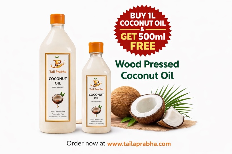 Coconut Oil Buy 1L Coconut Oil & Get 500ml FREE