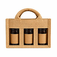 Jute Window Gift Bag