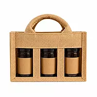 Jute Window Gift Bag