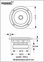 DS-42G040 4" MID BASS 4 Ohms Double magnet Hifi Driver ( 2 pcs ) DS-42G040 4" MID BASS 4 Ohms Double magnet Hifi Driver ( 2 pcs )
