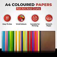 Pack of 100 A4 Violet Purple Coloured Paper 75gsm Sheets