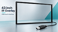 IR Touch Overlay 43 inch Glass-Free Infrared Touch Frame (USB) IR Touch Overlay 43 inch Glass-Free Infrared Touch Frame (USB)