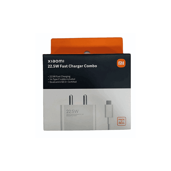 MI Super Fast Charger Combo 22.5W – Quick Charge Adapter & Cable  Reliable Power