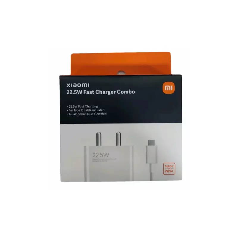 MI Super Fast Charger Combo 22.5W – Quick Charge Adapter & Cable  Reliable Power