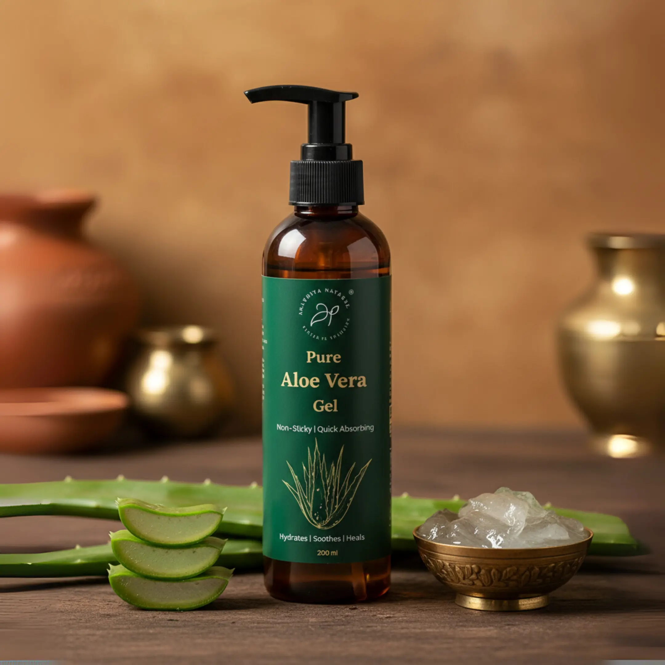 Akathiya Pure & Natural Aloe Vera Gel (200g)